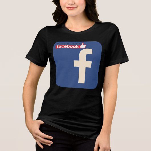 T-shirt En Tri-matière Conception du logo Facebook (Recto)