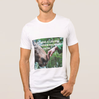 T-shirt En Tri-matière Conception D'une Vie Motivation Amoureuse De Cheva