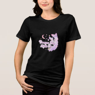 T-shirt En Tri-matière Conception Graphique de Personnage Mignon