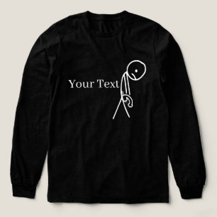 T-shirt En Tri-matière Conception humoristique pour adultes "Stickman tri