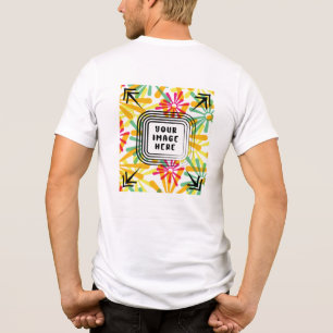 T-shirt En Tri-matière Conception personnalisée avec logo-image personnal