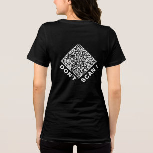 T-shirt En Tri-matière Conception personnalisée de votre code QR drôle