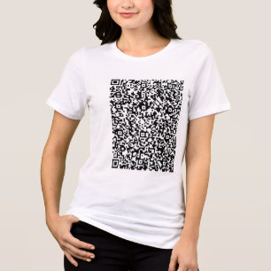 T-shirt En Tri-matière Conception personnalisée Votre propre code QR pers