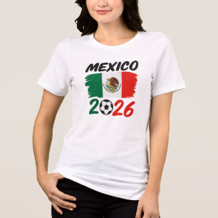 T-shirt En Tri-matière Conception pour supporter de football Mexique 2026