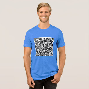 T-shirt En Tri-matière Concevez Votre Propre Code QR Drôle Info Scan