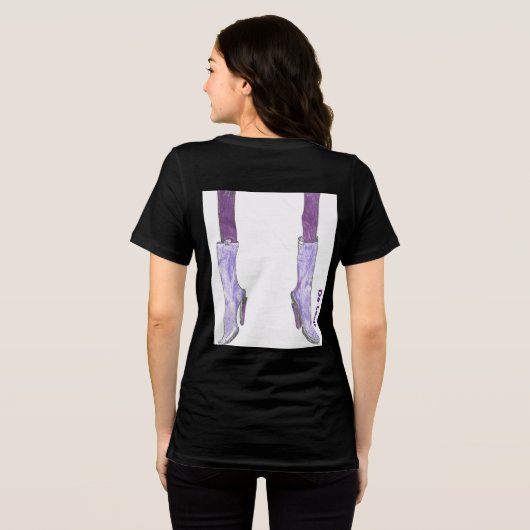 T-shirt En Tri-matière Connaissance du pourpre (Verso intégral)