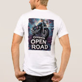 T-shirt En Tri-matière 🔥 Conquérir le style d'art biker Open Road (Verso)
