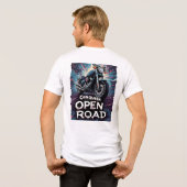 T-shirt En Tri-matière 🔥 Conquérir le style d'art biker Open Road (Verso intégral)