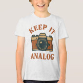 T-shirt En Tri-matière Conserver l'analogique (Recto)