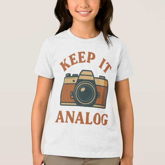 T-shirt En Tri-matière Conserver l'analogique (Recto)