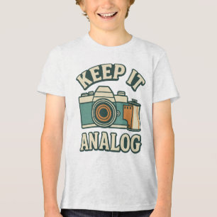 T-shirt En Tri-matière Conserver l'analogique