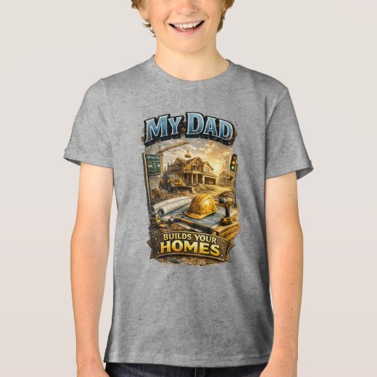 T-shirt En Tri-matière Constructeur (2) (Recto)
