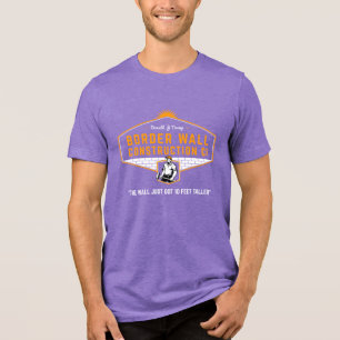 T-shirt En Tri-matière Construction du mur frontalier de Trump