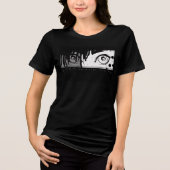 T-SHIRT EN TRI-MATIÈRE CONTACT OEIL (Recto)