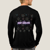 T-SHIRT EN TRI-MATIÈRE CONTINUEZ À SOURIR (Verso)