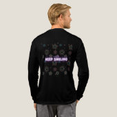T-SHIRT EN TRI-MATIÈRE CONTINUEZ À SOURIR (Verso complet)