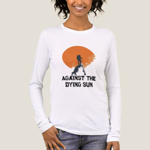 T-shirt En Tri-matière Contre le soleil mourant, sablage avec le pic du s
