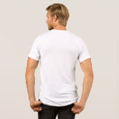 T-shirt En Tri-matière contrôle de vibe passé en blanc (Verso intégral)