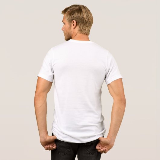 T-shirt En Tri-matière contrôle de vibe passé en blanc (Verso intégral)