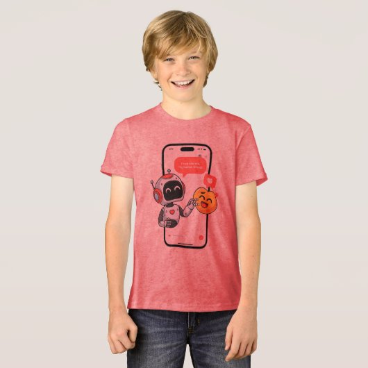 T-shirt En Tri-matière Conversations Tech Love (Recto plein)