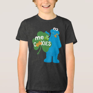 T-shirt En Tri-matière Cookie Monster   Amour shamrock