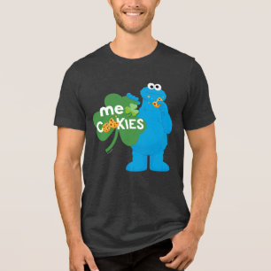 T-shirt En Tri-matière Cookie Monster Amour shamrock