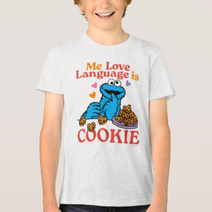 T-shirt En Tri-matière Cookie Monster Citation de la Saint Valentin