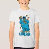 T-shirt En Tri-matière Cookie Monster Crazy Cookies (Recto)