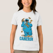 T-shirt En Tri-matière Cookie Monster Crazy Cookies (Recto)