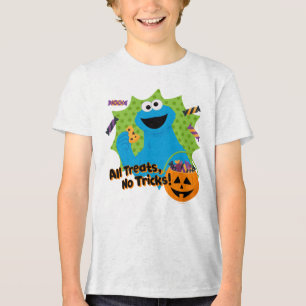 T-shirt En Tri-matière Cookie Monster   Tous Les Traitements, Pas De Truc