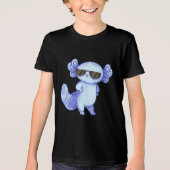 T-shirt En Tri-matière Cool Axolotl Sunglasses Youth Kids T-Shirt (Recto)