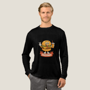 T-shirt En Tri-matière Cool Burger Buddy avec jus - Caricature amusante C