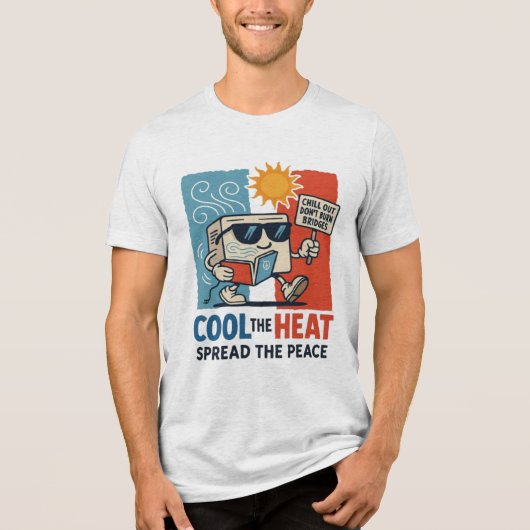 T-shirt En Tri-matière Cool but Kind – Chill with Purpose (Recto)