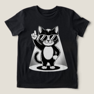 T-shirt En Tri-matière Cool Cat Rock Dancer Tee   Drôle animal musique ca