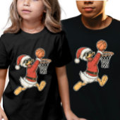 T-shirt En Tri-matière Coolest Christmas Sporty Duck Slam Dunk 