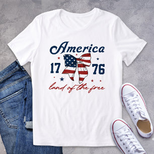 T-shirt En Tri-matière Coquette Bow America 1776 Chemise