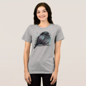 T-shirt En Tri-matière Corbeau (Recto plein)