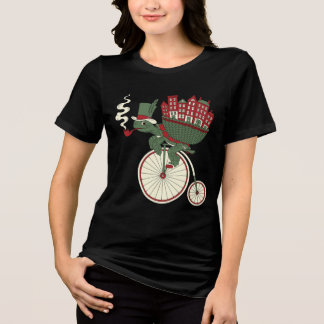 T-shirt En Tri-matière Corbeau sorcière bicyclette