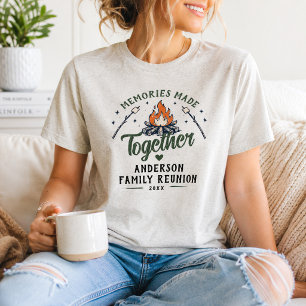 T-shirt En Tri-matière Correspondance de S'mores de feu de camp de réunio