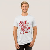 T-shirt En Tri-matière Correspondances (Recto plein)