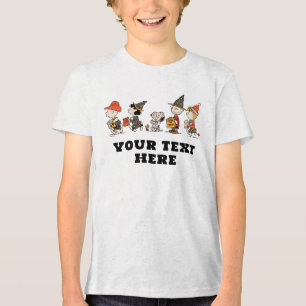 T-shirt En Tri-matière Cortège joyeux Halloween de la bande de Peanuts