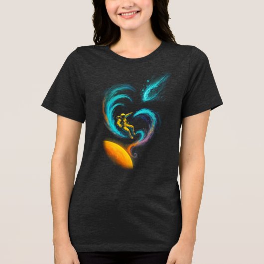 T-shirt En Tri-matière Cosmic Drift: Swirling Nebula Journey (Recto)
