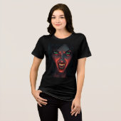 T-shirt En Tri-matière Costume d'Halloween vampire femme vampire pisse fe (Recto plein)