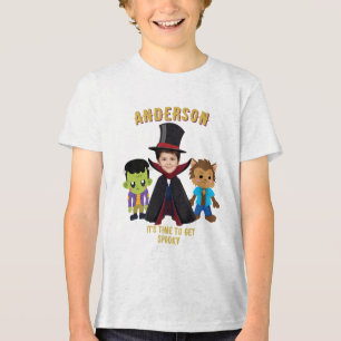 T-shirt En Tri-matière Costume Photo Personaliz Fête D'Halloween Pour Enf