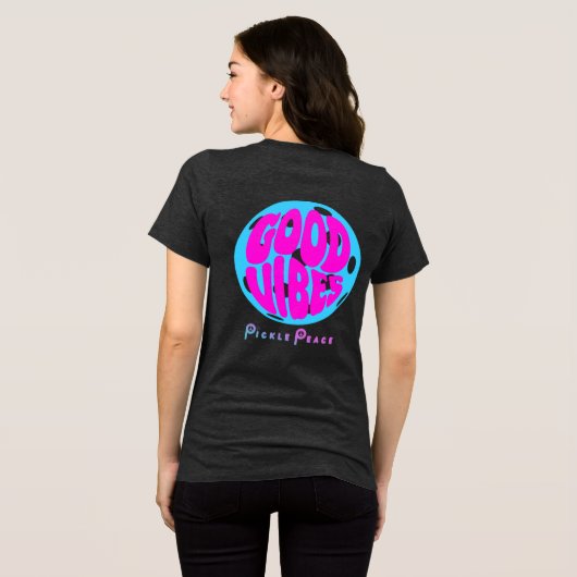 T-shirt En Tri-matière cotton candy good vibes (Verso intégral)