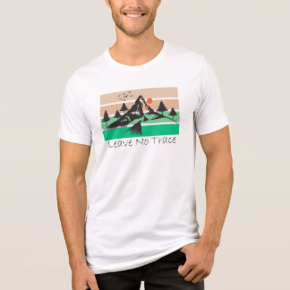 T-shirt En Tri-matière Coucher de soleil en montagne Leave No Trace