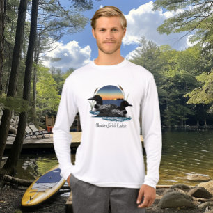 T-shirt En Tri-matière Couple de plongeons du lac Butterfield