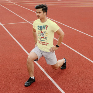 T-shirt En Tri-matière Courez ? Je Pensais Que Vous Avez Dit Rum Funny Ru