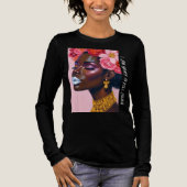 T-shirt En Tri-matière Couronné dans Floral Queen en fleurs (Recto)