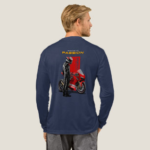 T-shirt En Tri-matière Course de Superbike Passion Maximale Graphique de